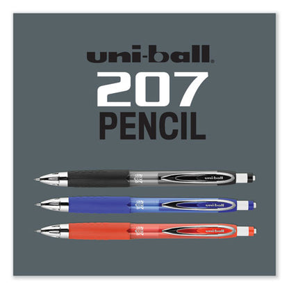 207 Mechanical Pencil, 0.7 Mm, Hb (#2), Black Lead, Blue Barrel, Dozen