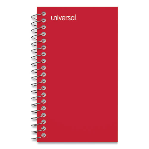 Wirebound Memo Book, Narrow Rule, Red Cover, (50) 5 X 3 Sheets, 12/pack