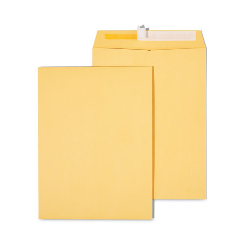 Peel Seal Strip Catalog Envelope, #10 1/2, Square Flap, Self-adhesive Closure, 9 X 12, Natural Kraft, 100/box