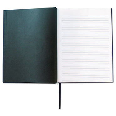 Casebound Hardcover Notebook, 1-subject, Wide/legal Rule, Dark Blue Cover, (150) 10.25 X 7.63 Sheets