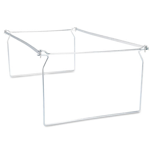 Screw-together Hanging Folder Frame, Legal Size, 23" To 26.77" Long, Silver, 6/box