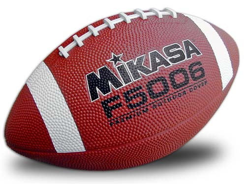 Mikasa Deluxe Rubber Football - Size 7 (junior)