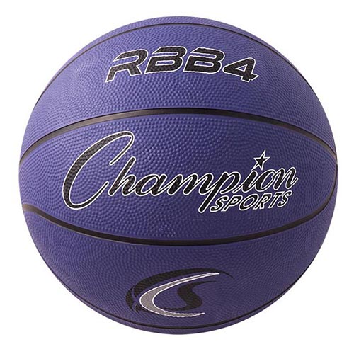 Champion Sports Rubber Basketball - Intermediate (purple)