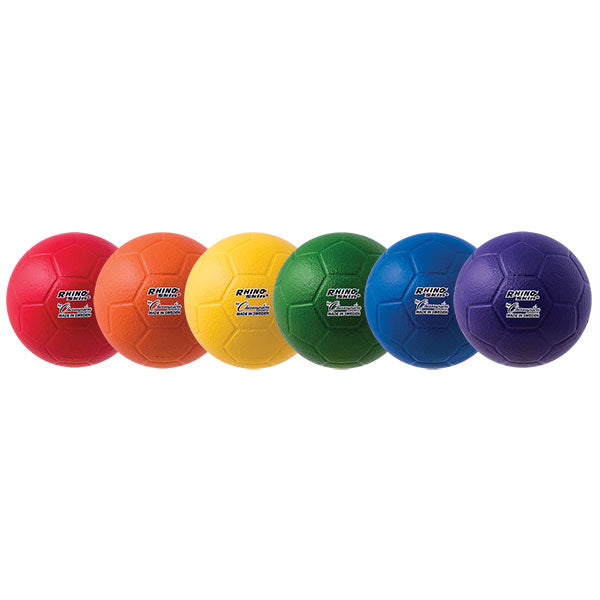 Rhino Skin Low Bounce Foam Soccer Balls - Size 3 (set Of 6)