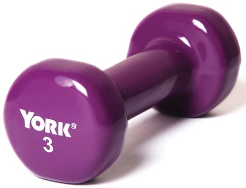 Pair Of Vinyl-coated Dumbbells - 3 Lbs