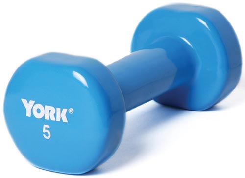 Pair Of Vinyl-coated Dumbbells - 5 Lbs