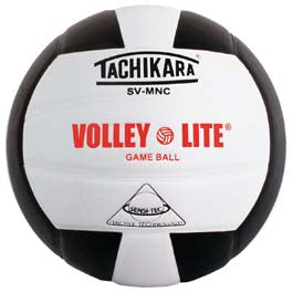 Tachikara Svmnc Volley-lite® Training Volleyball - Black/white