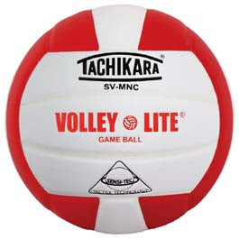 Tachikara Svmnc Volley-lite® Training Volleyball - Cardinal/white