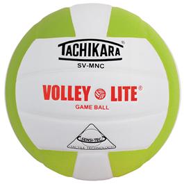 Tachikara Svmnc Volley-lite® Training Volleyball - Lime Green/white