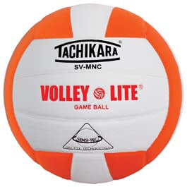 Tachikara Svmnc Volley-lite® Training Volleyball - Orange/white