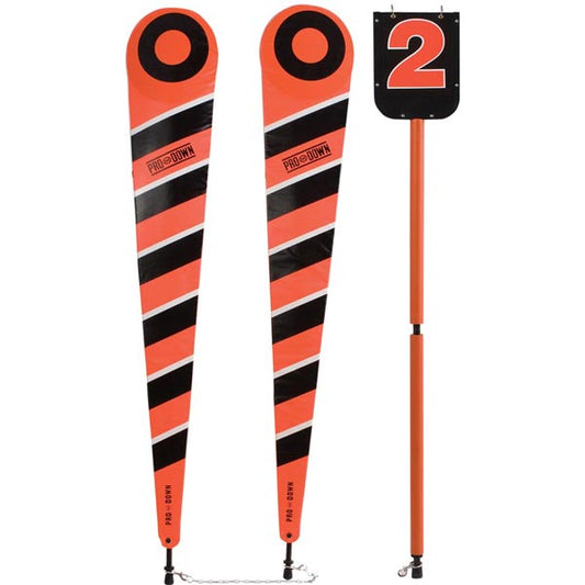 10 Yard Deluxe Collegiate Down Marker & Chain Set