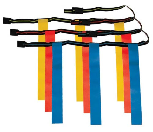 3-flag Rip Flap Football Set Of 12 - Sm 36"