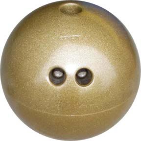 Cosom Rubberized Bowling Ball - 4 Lbs (gold)