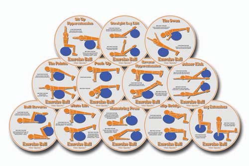 Hot Spots - Exercise Ball (set Of 12)