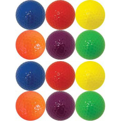 Colored Golf Balls - 2 Each Color