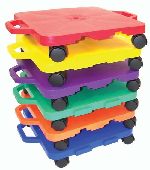 Connect-a-scooters (nylon Casters) - 12" (set Of 6)