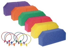 Rainbow Hoop Holders - Set Of 6 Pairs