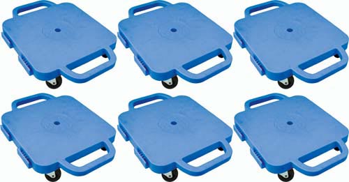 Curved-handle Connect-a-scooters - 12" (set Of 6 Blue)