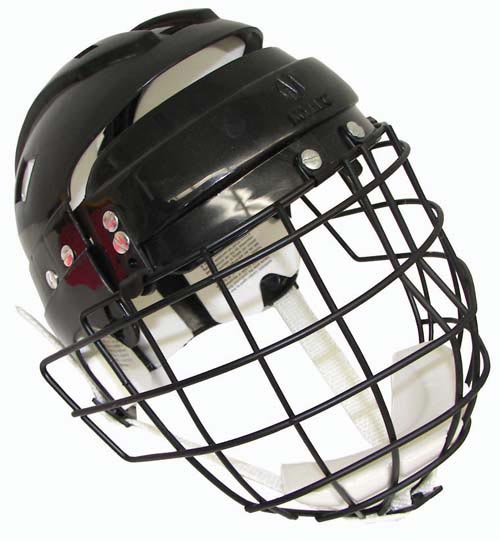 Hockey Helmet W/ Wire Face Cage - Senior