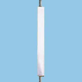 26" Wrap Around Post Pad - 4" To 5.5" Pole (white)