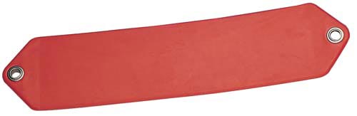 3/8" Vandal-proof Rubber Swing Seat - Red