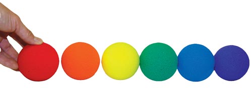 High Bounce Foam Baseballs - 2.75" Diameter (set Of 6)