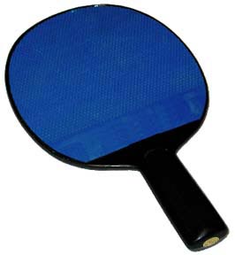 Poly Table Tennis Paddle W/ Rubber Face