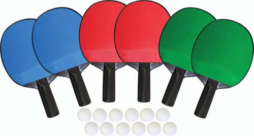 6-player Table Tennis Set