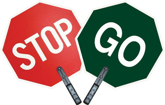 18" Stop/go Paddle Sign