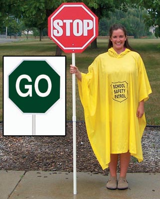 Stop/go Sign W/o Lights