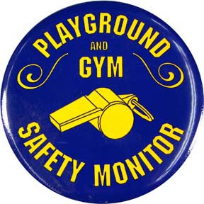 Playground/gym Safety Monitor Button