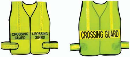 Crossing Guard Vest - Lime W/ Lime (x-large)