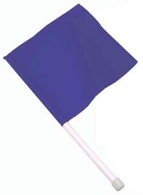 Hand-held Flag - Blue