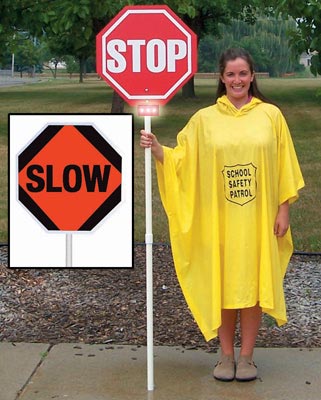 Stop/slow Sign W/ Lights