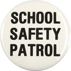 School Safety Patrol Button