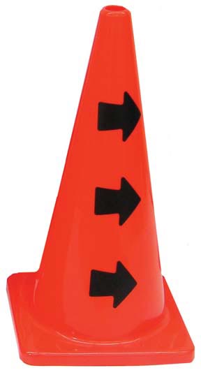 28" Directional Arrow Cone - Right Arrows