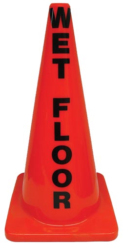 28" Message Cone - Wet Floor