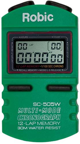 Robic Sc505w 12 Memory Timer - Green