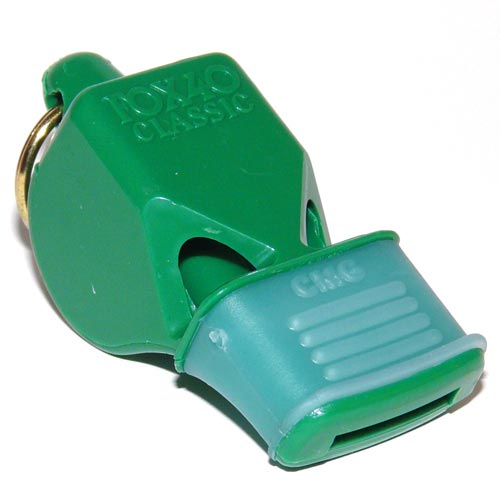 Fox Classic Cmg Officials Whistle & Lanyard - Green