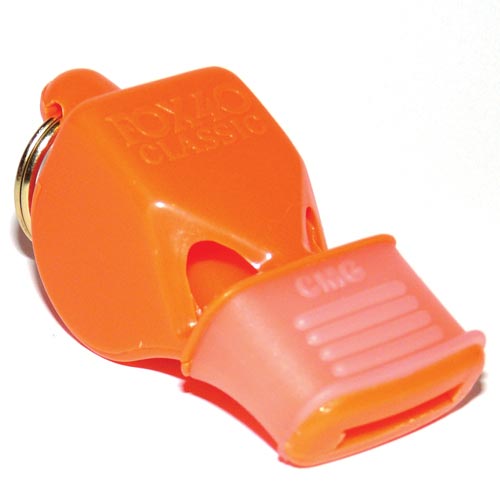 Fox Classic Cmg Officials Whistle & Lanyard - Orange